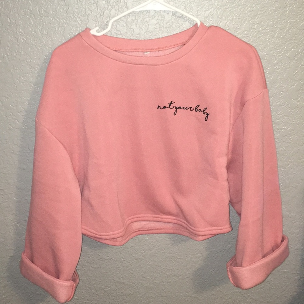 “not your baby” sweater